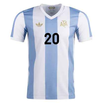 Argentina 50th Anniversary Mac Allister 20 Jersey 2024 - Image 2
