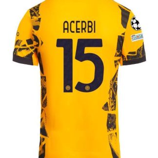 Inter Milan Champions League Final ACERBI 15 Jersey 24-25