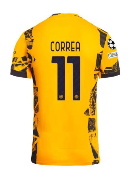 Inter Milan Champions League Final CORREA 11 Jersey 24-25