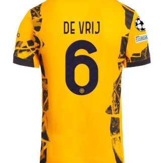 Inter Milan Champions League Final DE VRIJ 6 Jersey 24-25