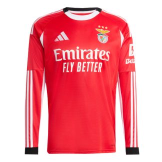 Benfica Home Long Sleeve Jersey 25-26