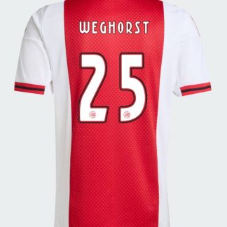 Ajax Home WEGHORST 25 Jersey 25-26