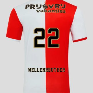 Feyenoord Home WELLENREUTHER 22 Jersey 25-26