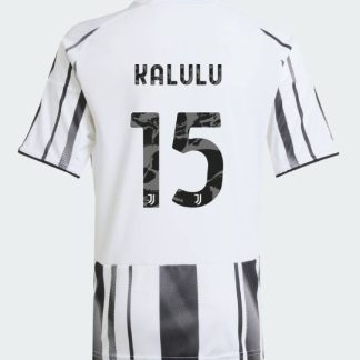 Juventus Home KALULU 15 Jeep Sponsor Jersey 25-26