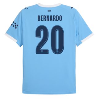 Manchester City Home Bernardo 20 UCL Jersey 25-26