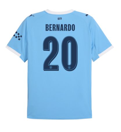 Manchester City Home Bernardo 20 UCL Jersey 25-26