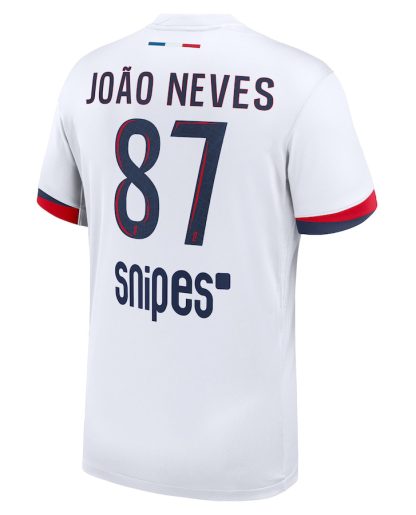PSG Away João Neves 87 Jersey 25-26