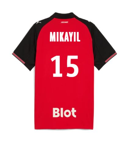 Rennais Home MIKAYIL 15 Jersey 25-26