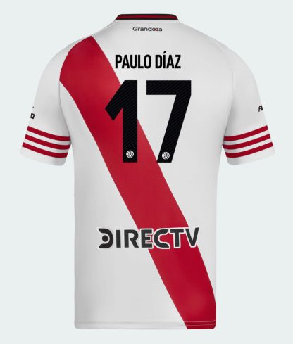 River Plate Home Paulo Díaz 17 Jersey 25-26