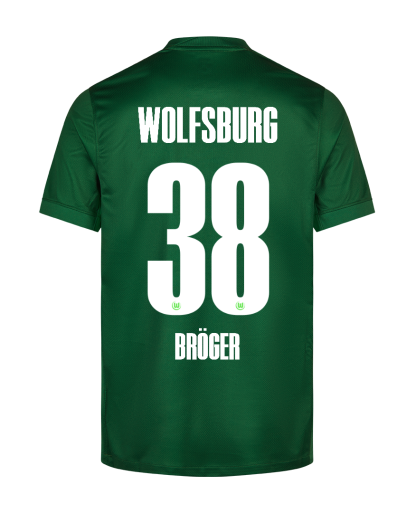 Wolfsburg Home BRÖGER 38 Jersey 25-26