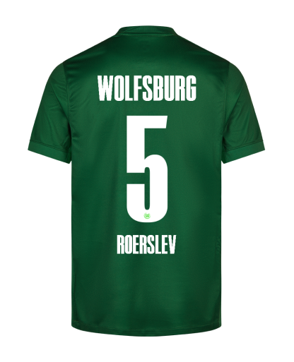 Wolfsburg Home ROERSLEV 5 Jersey 25-26