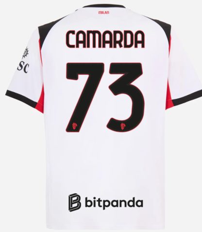 AC Milan Away CAMARDA 73 Jersey 25-26