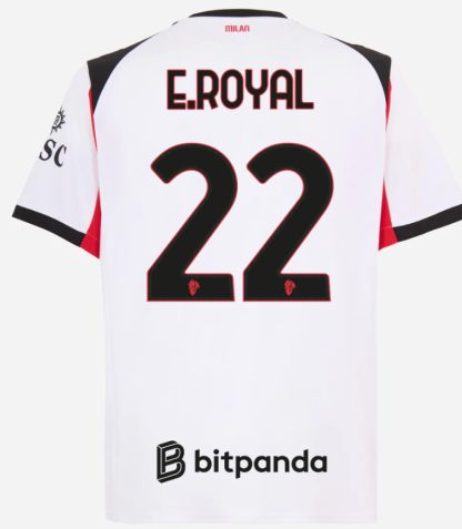 AC Milan Away E.ROYAL 22 Jersey 25-26