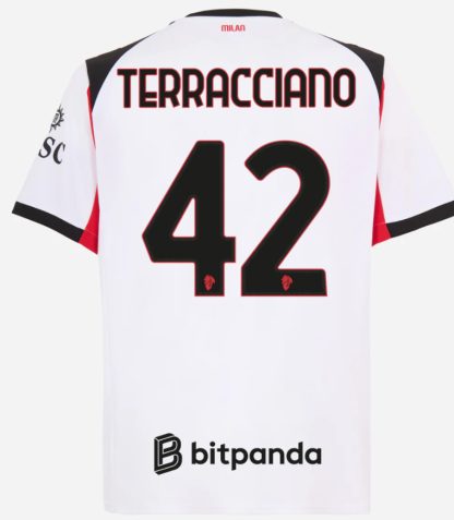 AC Milan Away TERRACCIANO 42 Jersey 25-26