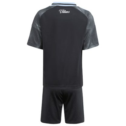Aston Villa Away Jersey Kids Kit 25-26 - Image 2