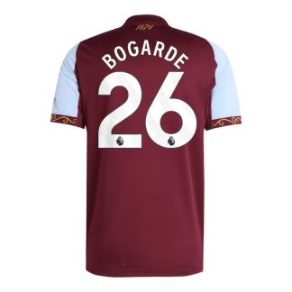 Aston Villa Home BOGARDE 26 Jersey 25-26