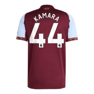 Aston Villa Home KAMARA 44 Jersey 25-26