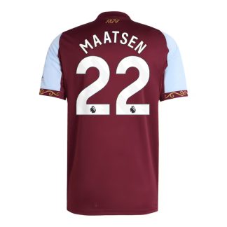 Aston Villa Home MAATSEN 22 Jersey 25-26