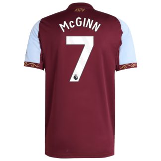 Aston Villa Home MCGINN 7 Jersey 25-26
