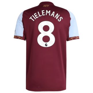 Aston Villa Home TIELEMANS 8 Jersey 25-26