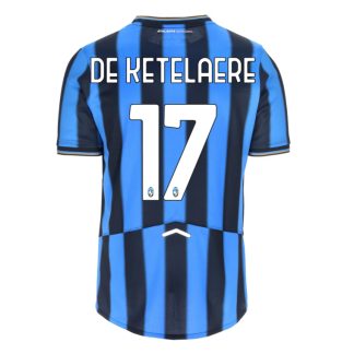Atalanta Home DE KETELAERE 17 Jersey 25-26