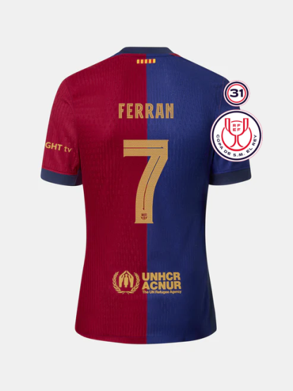 Barcelona Copa Del Rey Final FERRAN 7 Jersey 24-25