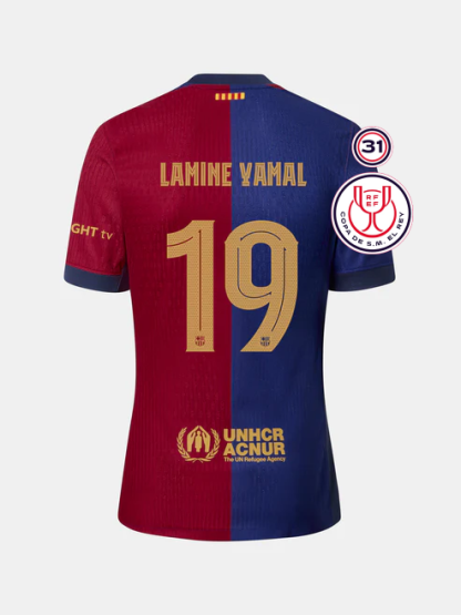 Barcelona Copa Del Rey Final LAMINE YAMAL 19 Jersey 24-25