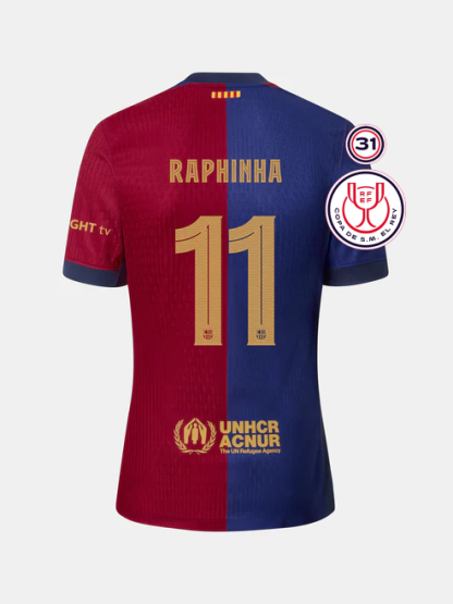 Barcelona Copa Del Rey Final RAPHINHA 11 Jersey 24-25