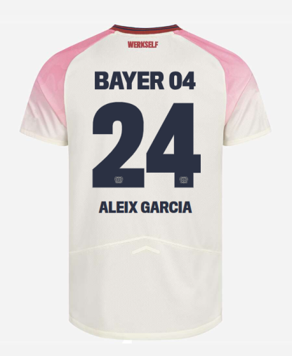 Bayer 04 Leverkusen Away ALEIX GARCIA 24 Jersey 25-26