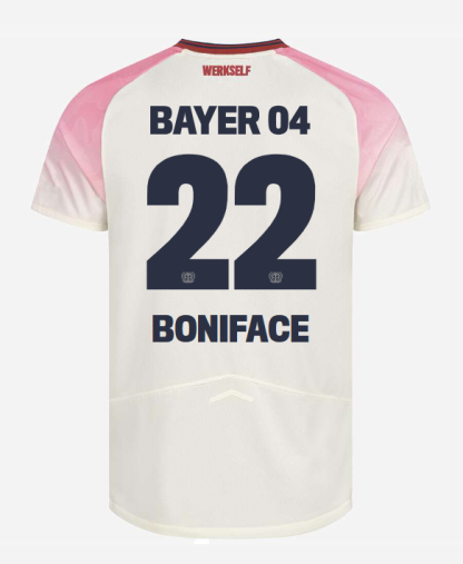 Bayer 04 Leverkusen Away BONIFACE 22 Jersey 25-26