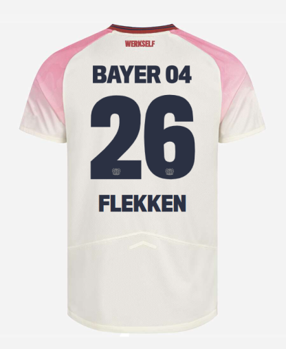 Bayer 04 Leverkusen Away FLEKKEN 26 Jersey 25-26