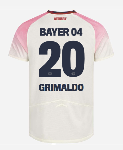 Bayer 04 Leverkusen Away GRIMALDO 20 Jersey 25-26
