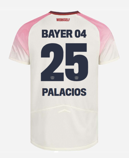 Bayer 04 Leverkusen Away PALACIOS 25 Jersey 25-26