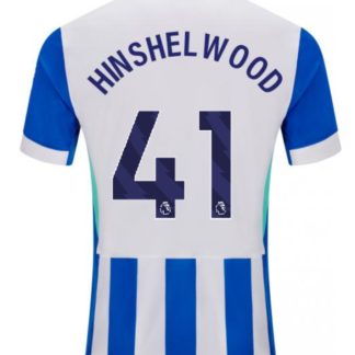 Brighton Hove Albion Home HINSHELWOOD 41 Jersey 25-26