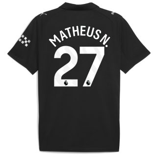 Manchester City Away MATHEUS N. 27 Jersey 25-26