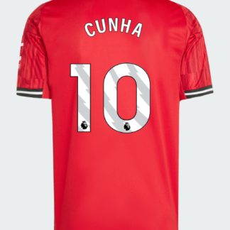 Manchester United Home CUNHA 10 Jersey 25-26