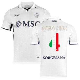 Napoli Away Jersey Campioni d Italia 4 Jersey 24-25