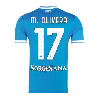 Napoli Home M. OLIVERA 17 Jersey 25-26
