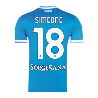 Napoli Home SIMEONE 18 Jersey 25-26