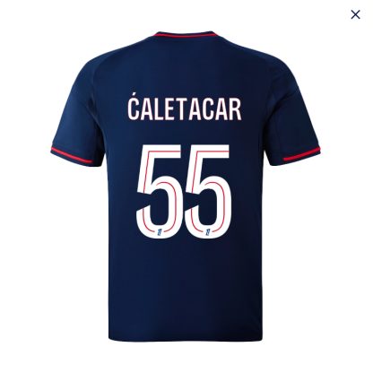 Olympique Lyonnais Lyon Away ĆALETACAR 55 Jersey 25-26