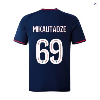 Olympique Lyonnais Lyon Away MIKAUTADZE 69 Jersey 25-26