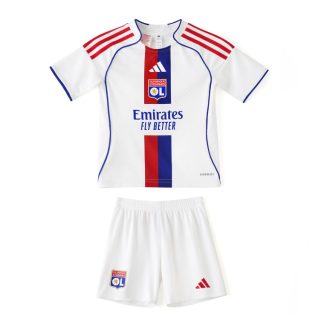Olympique Lyonnais Lyon Home Jersey Kids Kit 25-26