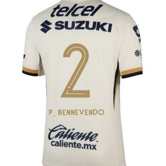 Pumas UNAM Home P. BENNEVENDO 2 Jersey 25-26