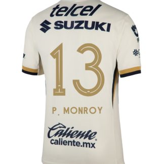 Pumas UNAM Home P. MONROY 13 Jersey 25-26
