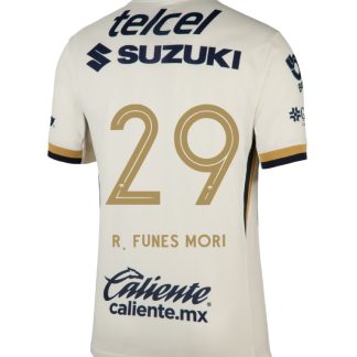 Pumas UNAM Home R. FUNES MORI 29 Jersey 25-26