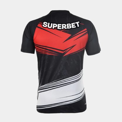 São Paulo Goalkeeper Jersey Black+Red 25-26 - Image 2