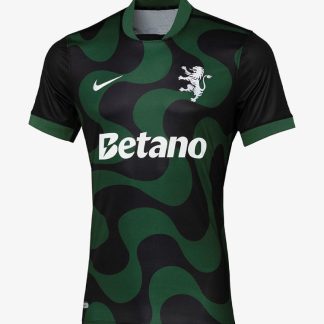 Sporting CP Away Jersey Black 25-26