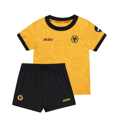 Wolverhampton Wanderers Home Jersey Kids Kit 25-26