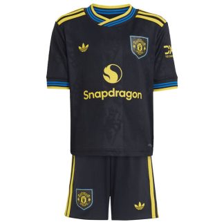 25-26 Manchester United Third Kids Kit