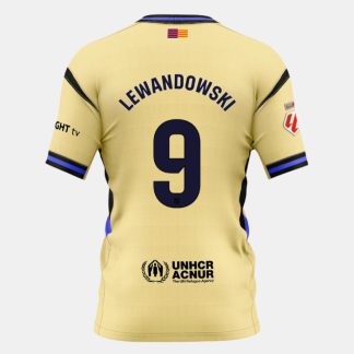Barcelona Away LEWANDOWSKI 9 Jersey 25-26